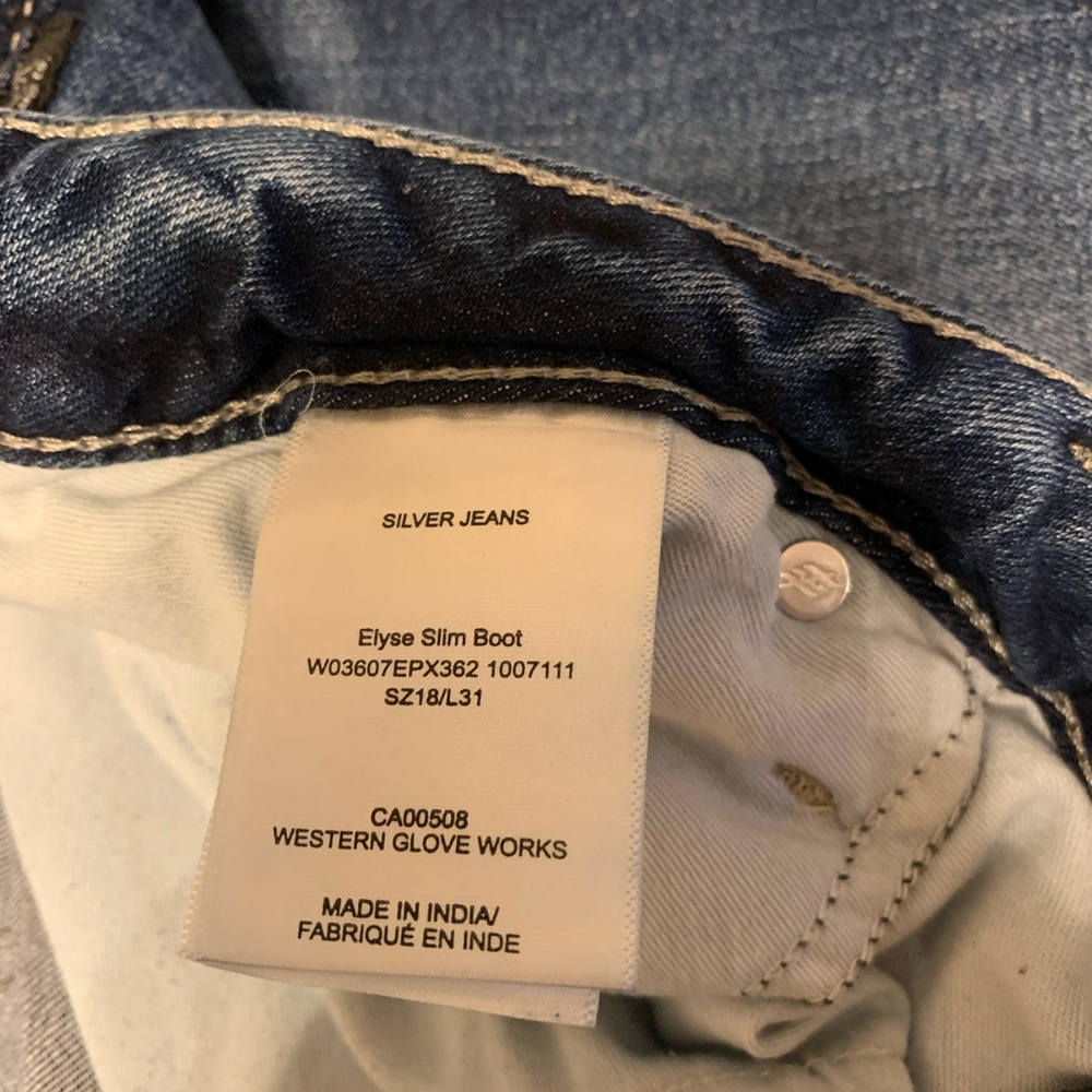 Silver Jeans Never worn to small for me
